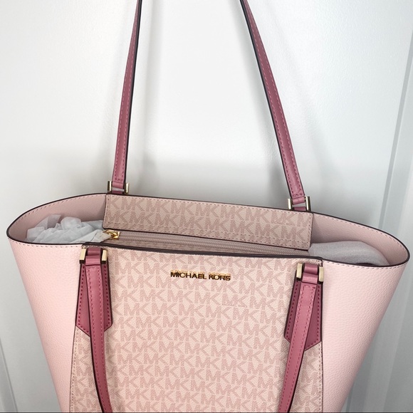 Michael Kors Tulip pink kimberly small bonded tote - Picture 4 of 5